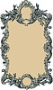 Vector clipart: old decorative frame