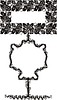 Vector clipart: art nouveau floral frame