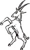 Vector clipart: goat