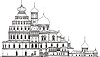 Vector clipart: New Jerusalem monastery in Istra, Russia