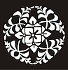 Vector clipart: japanese floral art