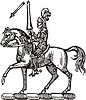 Vector clipart: knight