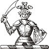 Vector clipart: knight