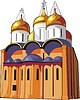 Векторный клипарт: Москва, Успенский собор