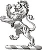 Vector clipart: lion crest