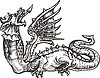 Vector clipart: dragon