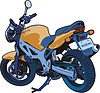 Vector clipart: motorcycle