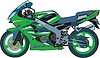 Vector clipart: motorcycle