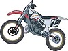 Vector clipart: motorcycle