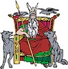 Vector clipart: Odin