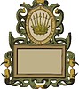 Vector clipart: engraving panel