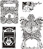 Vector clipart: art nouveau patterns