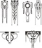 Vector clipart: art nouveau patterns