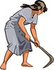 Vector clipart: peasant