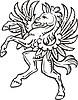 Vector clipart: winged horse