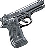 Vector clipart: pistol