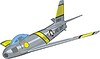 Vector clipart: aircraft