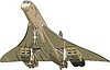 Vector clipart: Concorde airplane