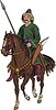 Vector clipart: horseman