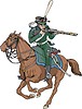 Vector clipart: horseman