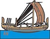 Vector clipart: ancient egyptian cargo ship