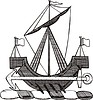 Vector clipart: ship