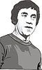 Vector clipart: Vladimir Vysotsky