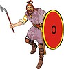 Vector clipart: viking warrior