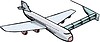 Vector clipart: aircraft