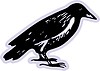 Vector clipart: crow