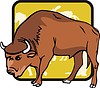 Vector clipart: bison