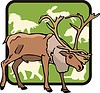 Vector clipart: deer