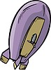 Vector clipart: dirigible