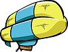 Vector clipart: dirigible