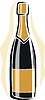 Vector clipart: champagne