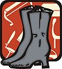 Vector clipart: high boots