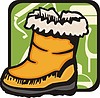 Vector clipart: footwear for children