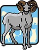 Vector clipart: goat