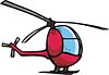Векторный клипарт: вертолет