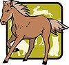 Vector clipart: horse