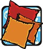 Vector clipart: pillows