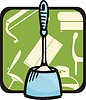 Vector clipart: lavatory brush