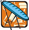 Vector clipart: ironing-board