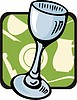 Vector clipart: wine glass