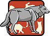 Vector clipart: wolf