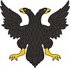 Vector clipart: two-headed eagle