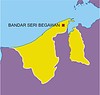 Vector clipart: Brunei map