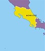 Vector clipart: Costa Rica map