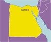 Векторный клипарт: карта Египта