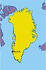 Векторный клипарт: карта Гренландии